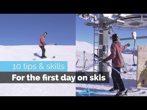 HOW TO SKI | 10 BEGINNER SKILLS FOR THE FIRST DAY SKIING